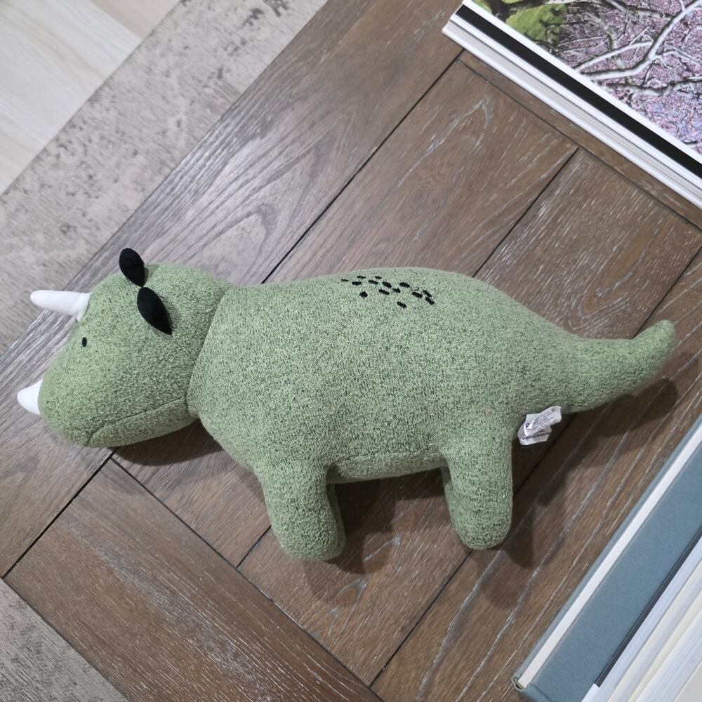 Pillowfort Green Dinosaur Throw Pillow